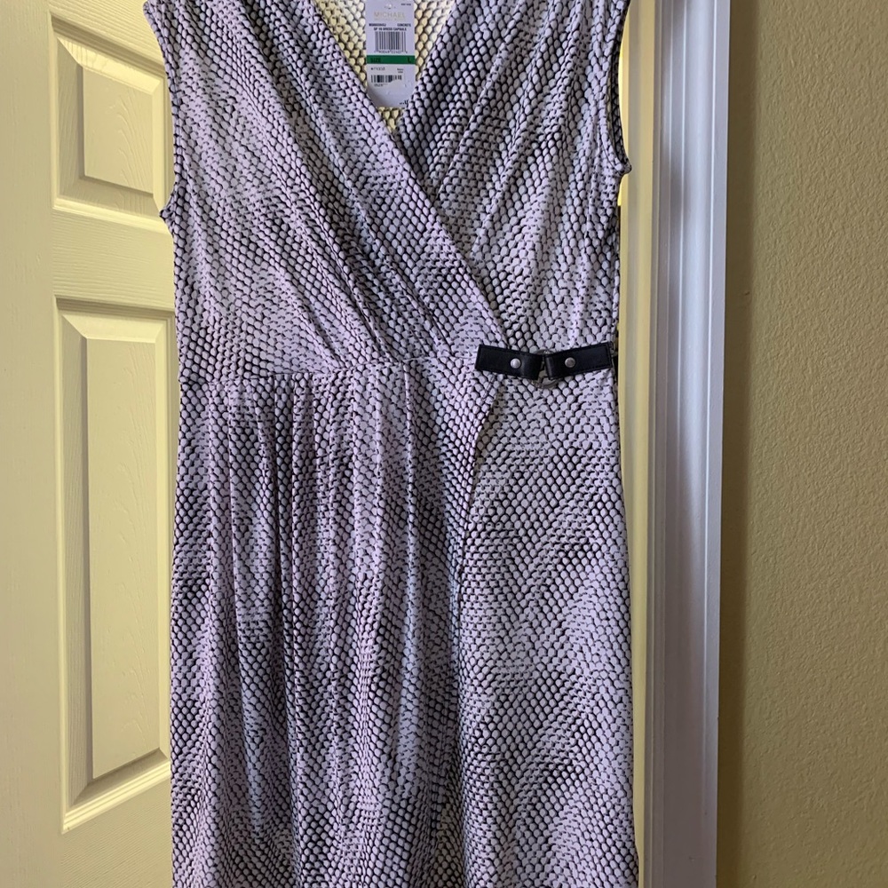 Michael Kors black and white dress nwt